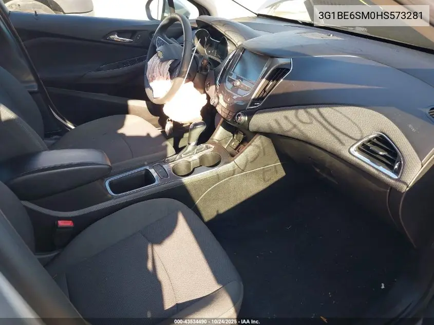 3G1BE6SM0HS573281 2017 Chevrolet Cruze Lt Auto