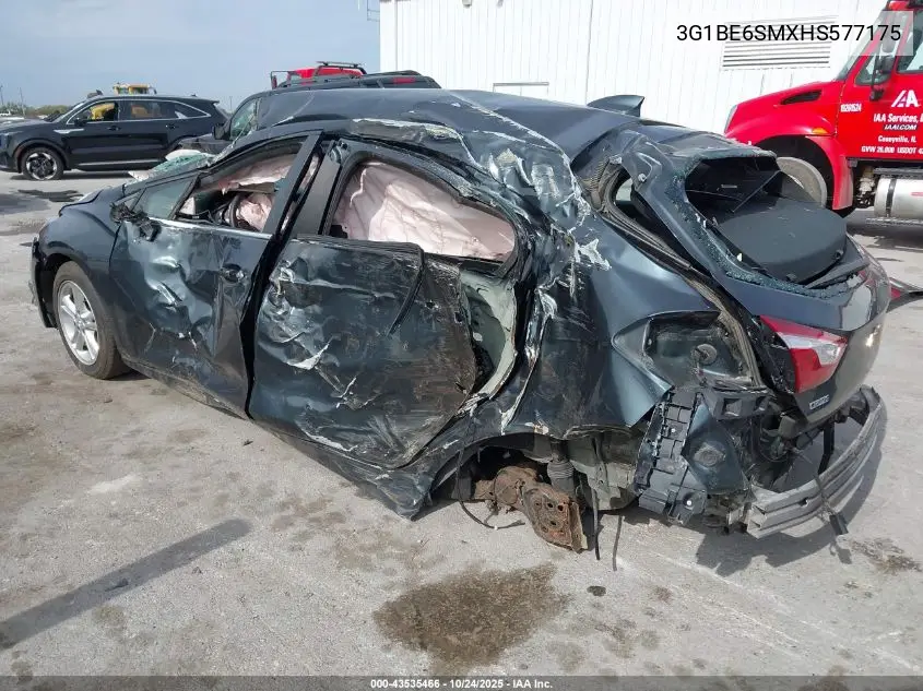 3G1BE6SMXHS577175 2017 Chevrolet Cruze Lt Auto