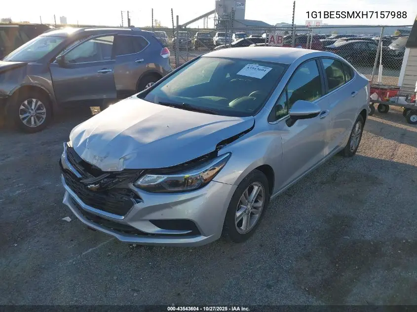 1G1BE5SMXH7157988 2017 Chevrolet Cruze Lt Auto