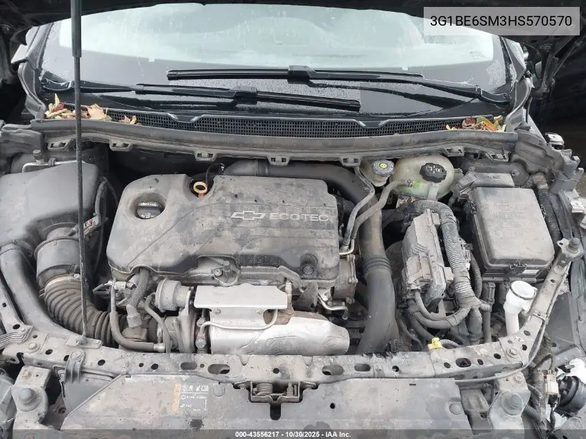 3G1BE6SM3HS570570 2017 Chevrolet Cruze Lt Auto