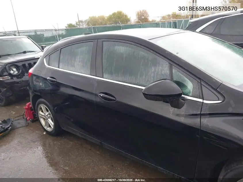 3G1BE6SM3HS570570 2017 Chevrolet Cruze Lt Auto