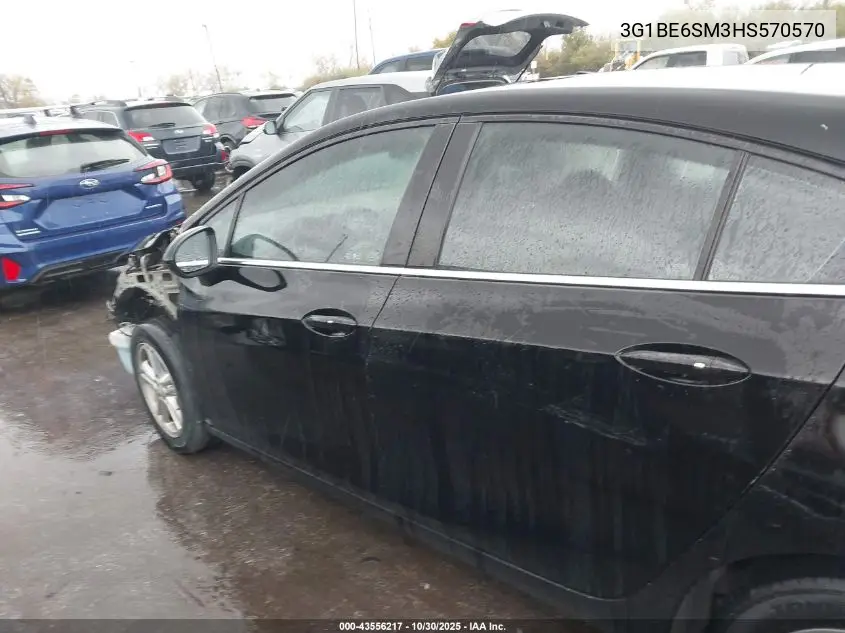 3G1BE6SM3HS570570 2017 Chevrolet Cruze Lt Auto