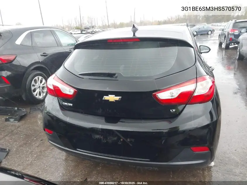 3G1BE6SM3HS570570 2017 Chevrolet Cruze Lt Auto