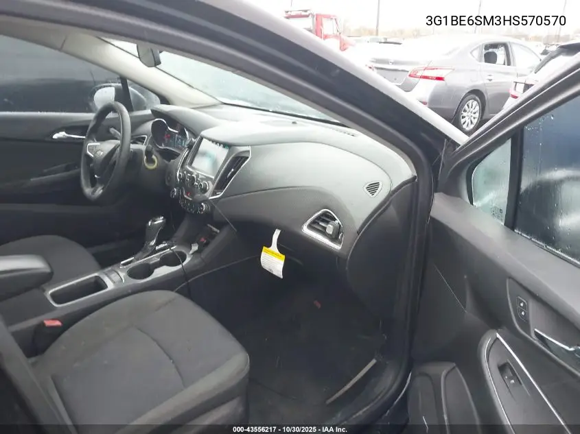 3G1BE6SM3HS570570 2017 Chevrolet Cruze Lt Auto
