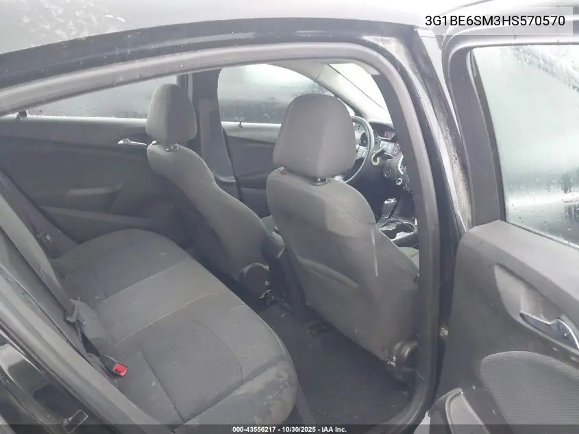 3G1BE6SM3HS570570 2017 Chevrolet Cruze Lt Auto
