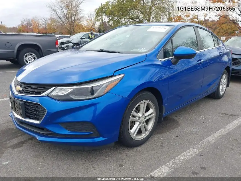 1G1BE5SM9H7206355 2017 Chevrolet Cruze Lt Auto