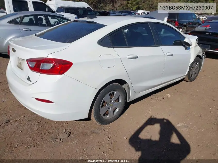 1G1BC5SMXH7230007 2017 Chevrolet Cruze Ls Auto