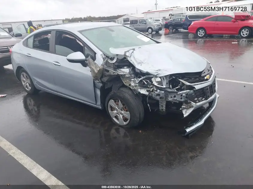 1G1BC5SM3H7169728 2017 Chevrolet Cruze Ls Auto