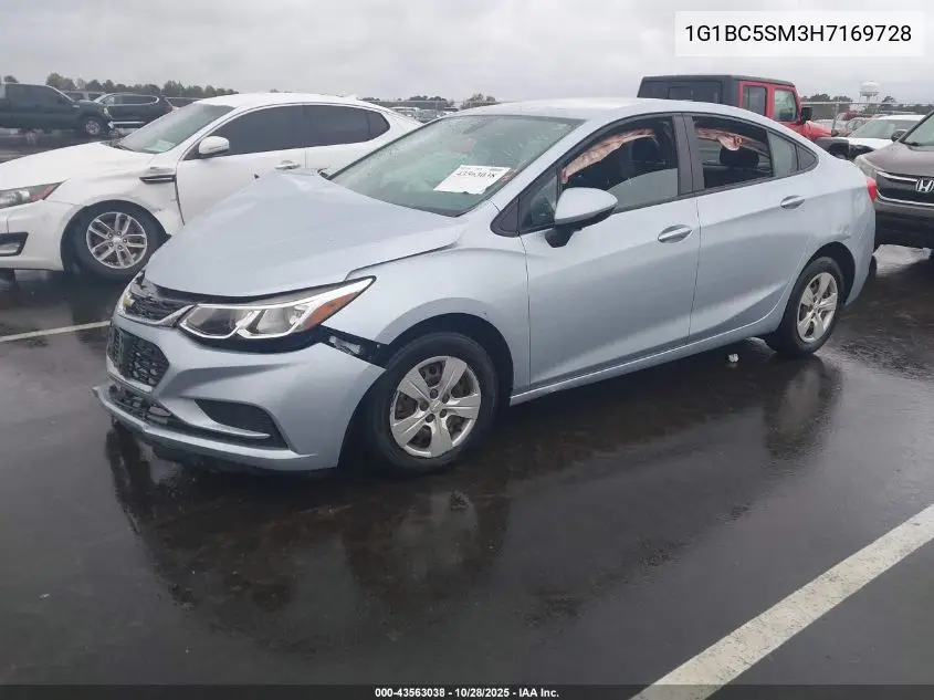 1G1BC5SM3H7169728 2017 Chevrolet Cruze Ls Auto