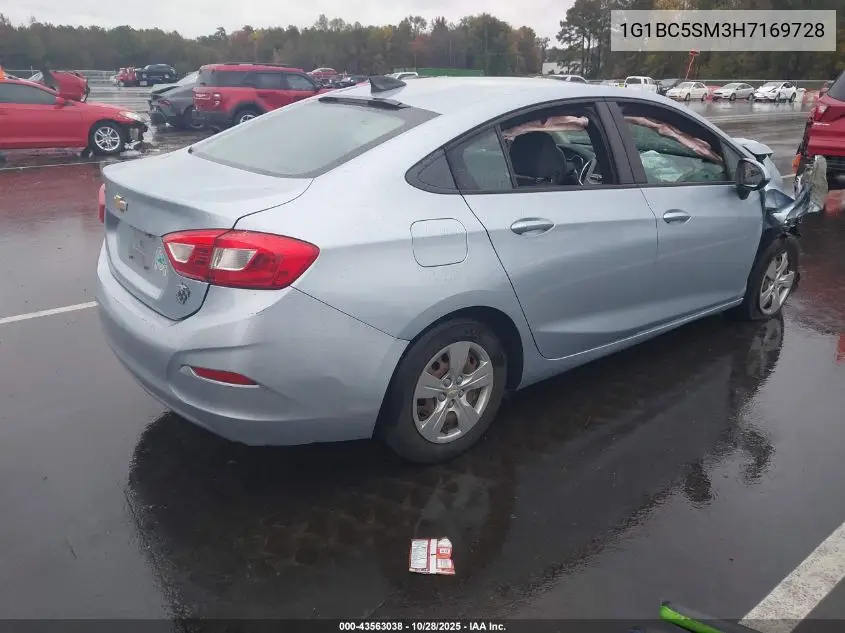 1G1BC5SM3H7169728 2017 Chevrolet Cruze Ls Auto