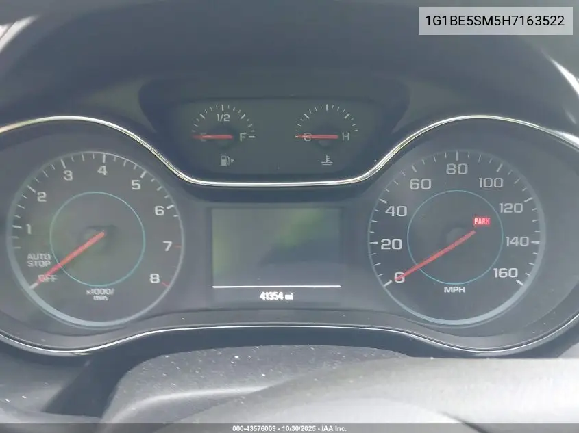 1G1BE5SM5H7163522 2017 Chevrolet Cruze Lt Auto