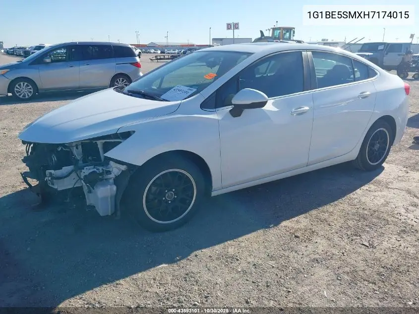 1G1BE5SMXH7174015 2017 Chevrolet Cruze Lt Auto