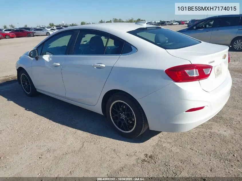 1G1BE5SMXH7174015 2017 Chevrolet Cruze Lt Auto