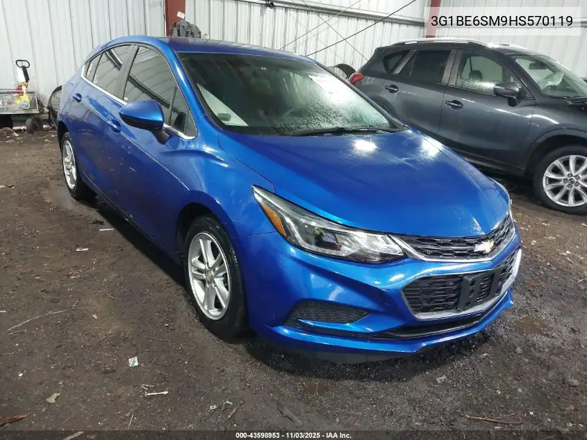 3G1BE6SM9HS570119 2017 Chevrolet Cruze Lt Auto