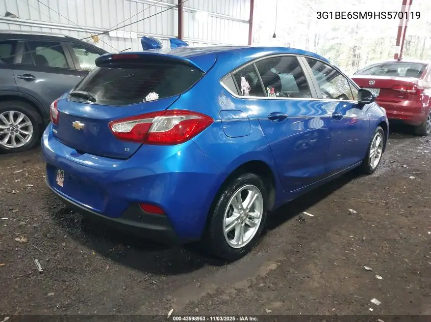 3G1BE6SM9HS570119 2017 Chevrolet Cruze Lt Auto