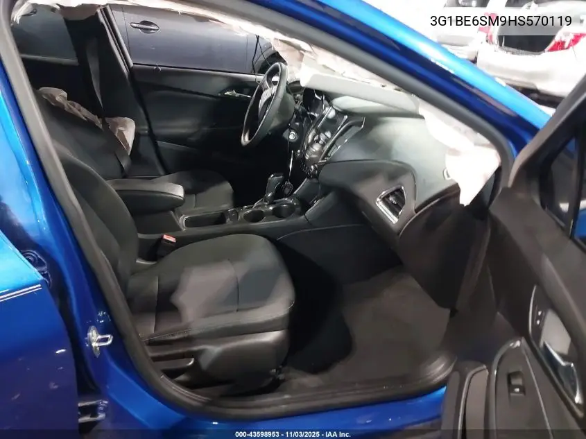 3G1BE6SM9HS570119 2017 Chevrolet Cruze Lt Auto