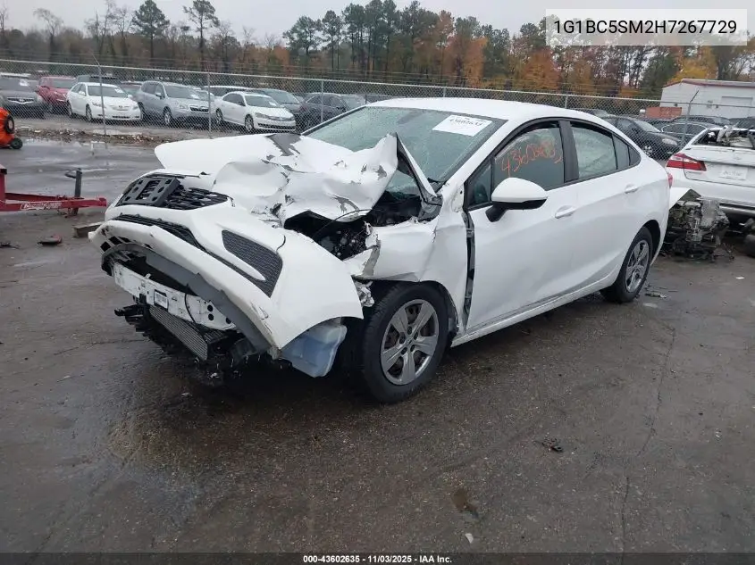 1G1BC5SM2H7267729 2017 Chevrolet Cruze Ls Auto