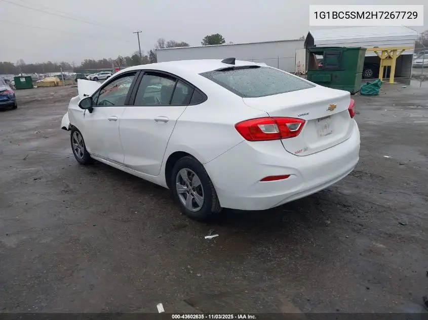 1G1BC5SM2H7267729 2017 Chevrolet Cruze Ls Auto