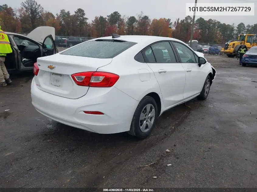 1G1BC5SM2H7267729 2017 Chevrolet Cruze Ls Auto
