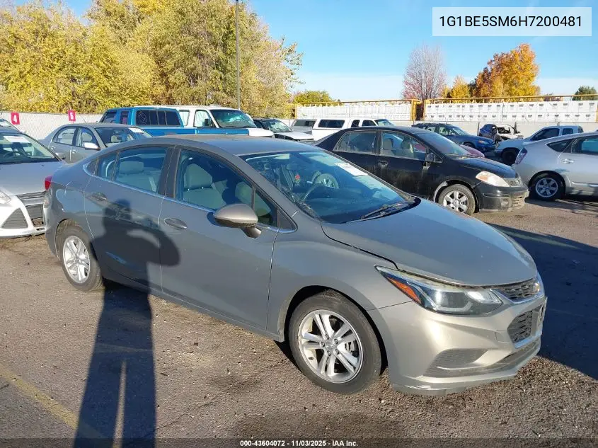 1G1BE5SM6H7200481 2017 Chevrolet Cruze Lt Auto