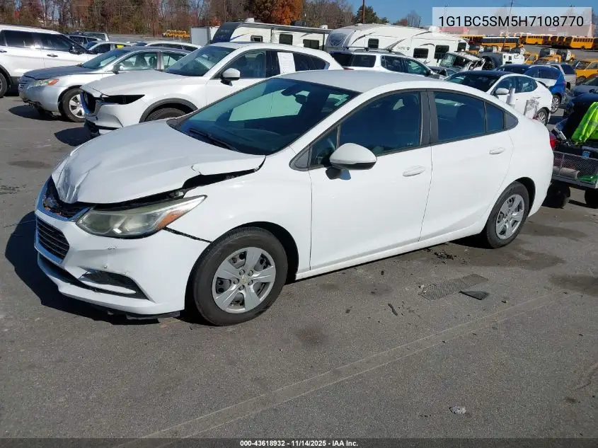 1G1BC5SM5H7108770 2017 Chevrolet Cruze Ls Auto