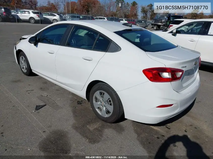 1G1BC5SM5H7108770 2017 Chevrolet Cruze Ls Auto