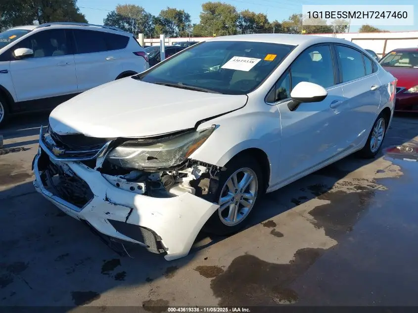 1G1BE5SM2H7247460 2017 Chevrolet Cruze Lt Auto