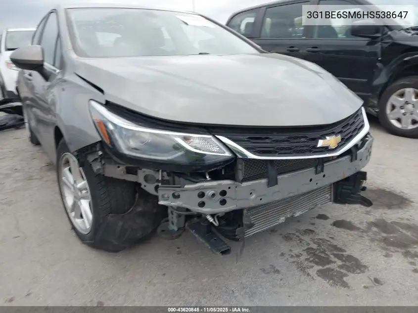 3G1BE6SM6HS538647 2017 Chevrolet Cruze Lt Auto