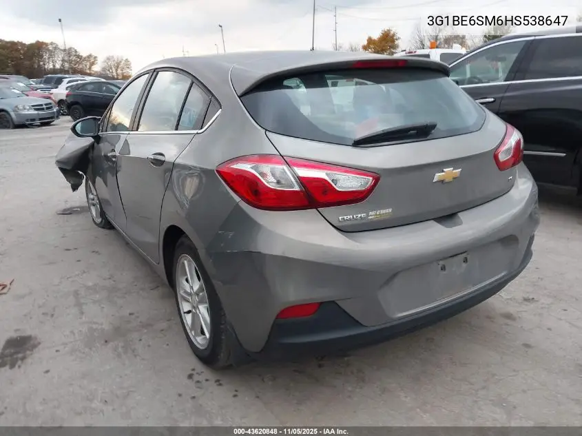 3G1BE6SM6HS538647 2017 Chevrolet Cruze Lt Auto