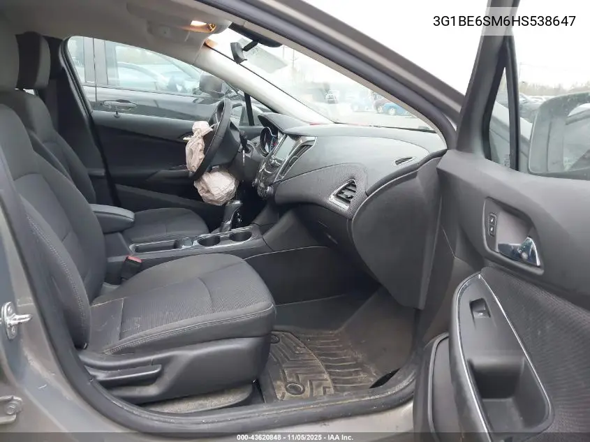 3G1BE6SM6HS538647 2017 Chevrolet Cruze Lt Auto