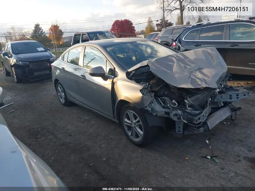 1G1BE5SM4H7206151 2017 Chevrolet Cruze Lt Auto