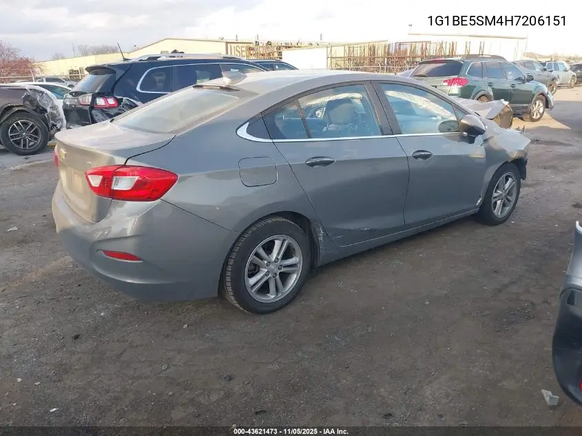 1G1BE5SM4H7206151 2017 Chevrolet Cruze Lt Auto