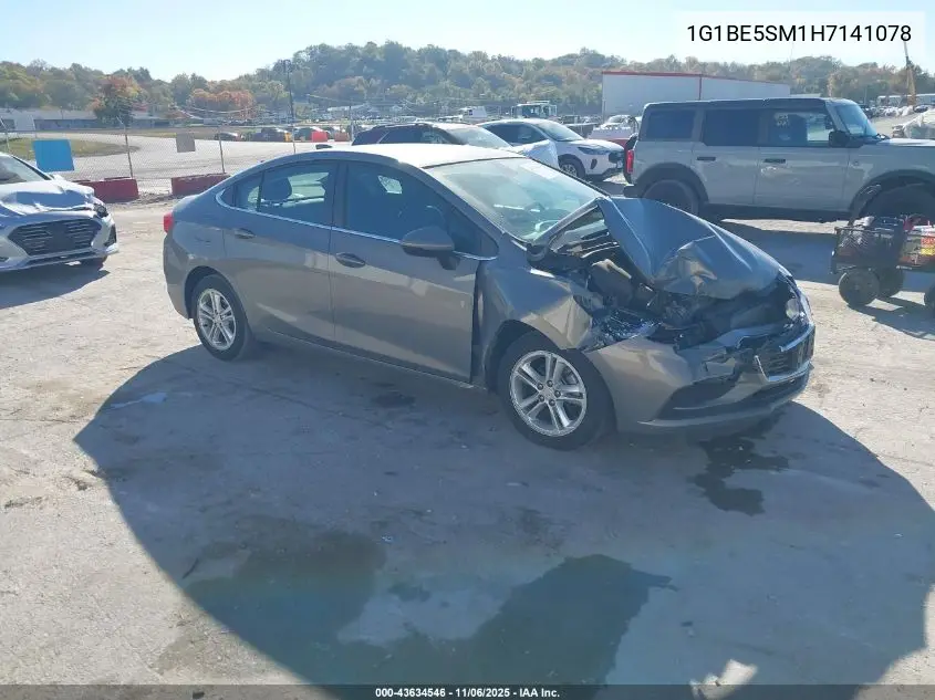 1G1BE5SM1H7141078 2017 Chevrolet Cruze Lt Auto