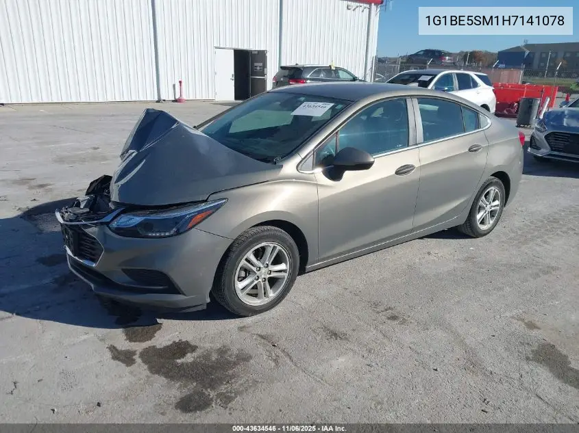 1G1BE5SM1H7141078 2017 Chevrolet Cruze Lt Auto