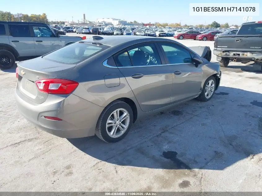 1G1BE5SM1H7141078 2017 Chevrolet Cruze Lt Auto