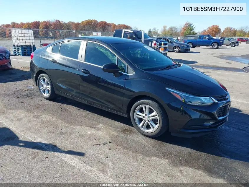 1G1BE5SM3H7227900 2017 Chevrolet Cruze Lt Auto
