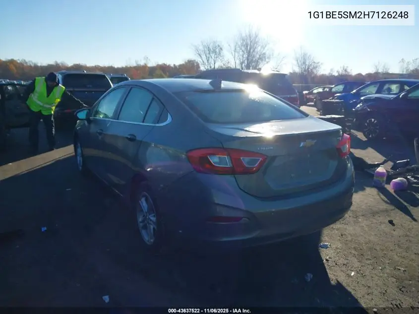 1G1BE5SM2H7126248 2017 Chevrolet Cruze Lt Auto