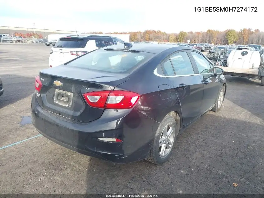 1G1BE5SM0H7274172 2017 Chevrolet Cruze Lt Auto