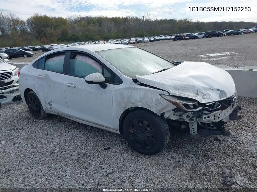 1G1BC5SM7H7152253 2017 Chevrolet Cruze Ls Auto