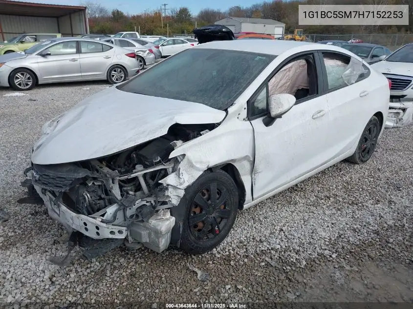 1G1BC5SM7H7152253 2017 Chevrolet Cruze Ls Auto