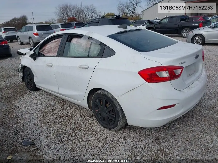 1G1BC5SM7H7152253 2017 Chevrolet Cruze Ls Auto