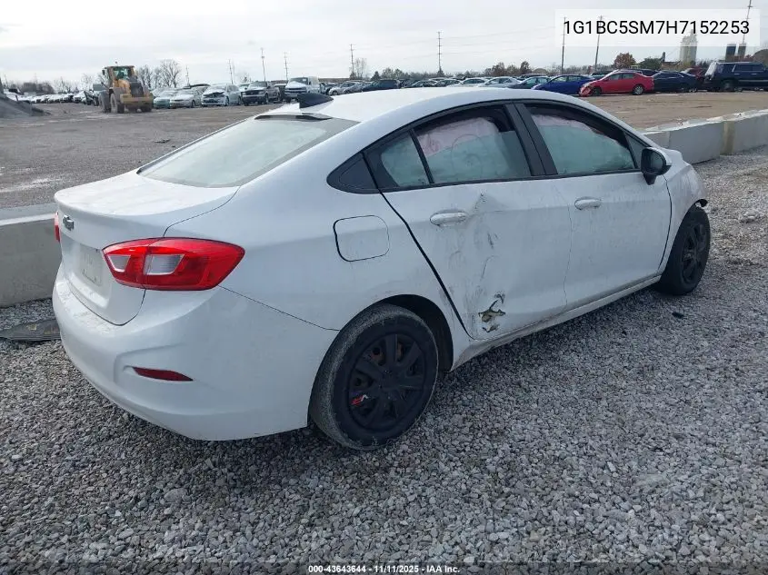 1G1BC5SM7H7152253 2017 Chevrolet Cruze Ls Auto