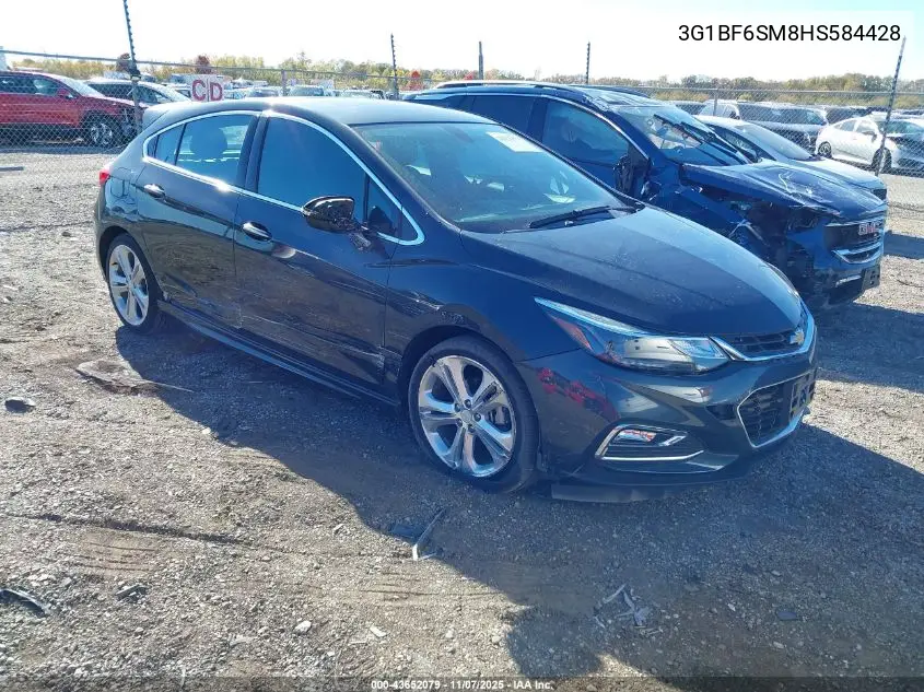 3G1BF6SM8HS584428 2017 Chevrolet Cruze Premier Auto
