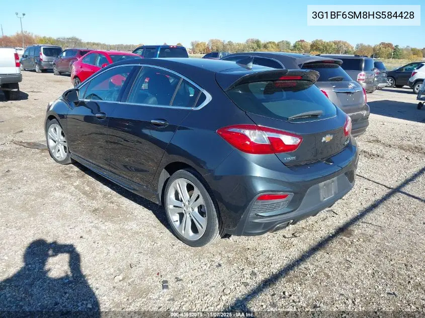 3G1BF6SM8HS584428 2017 Chevrolet Cruze Premier Auto