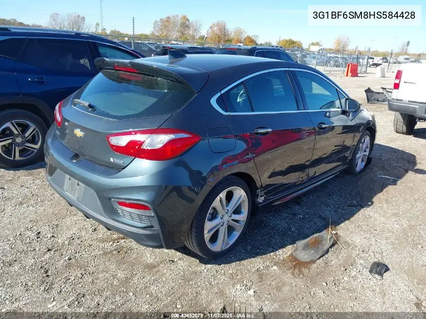 3G1BF6SM8HS584428 2017 Chevrolet Cruze Premier Auto