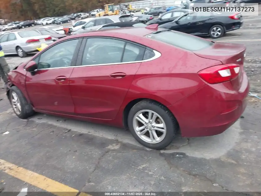 1G1BE5SM1H7137273 2017 Chevrolet Cruze Lt Auto