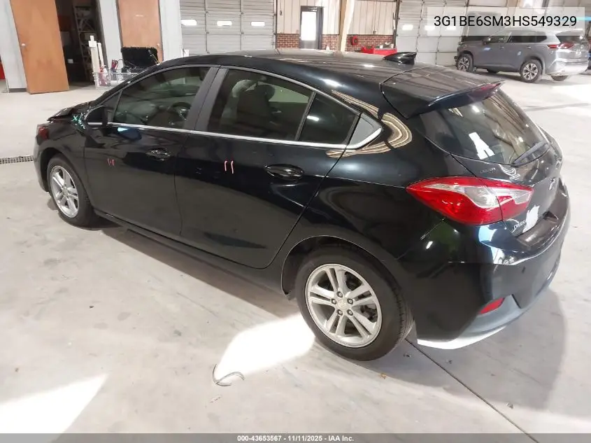 3G1BE6SM3HS549329 2017 Chevrolet Cruze Lt Auto