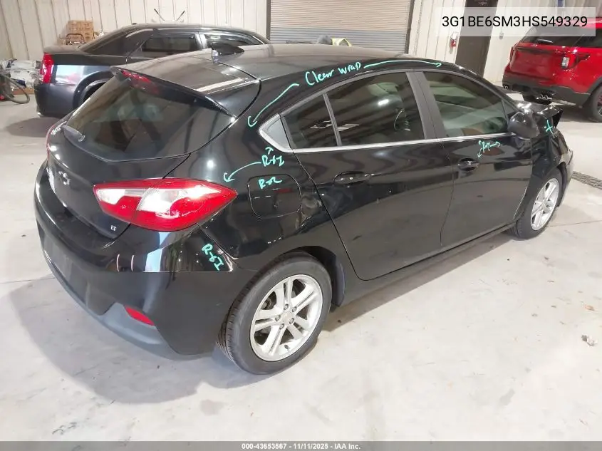 3G1BE6SM3HS549329 2017 Chevrolet Cruze Lt Auto