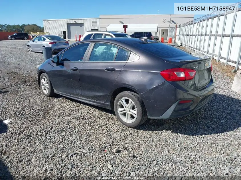 1G1BE5SM1H7158947 2017 Chevrolet Cruze Lt Auto