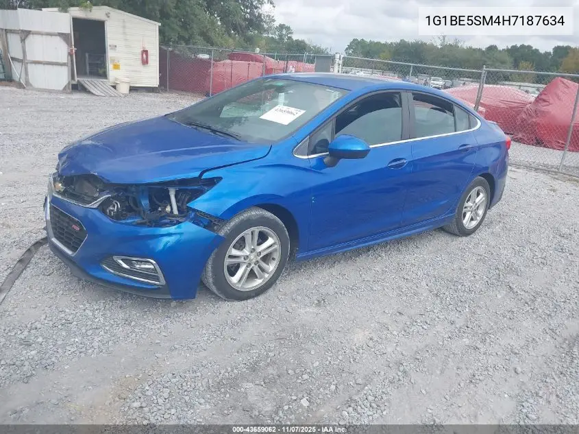 1G1BE5SM4H7187634 2017 Chevrolet Cruze Lt Auto